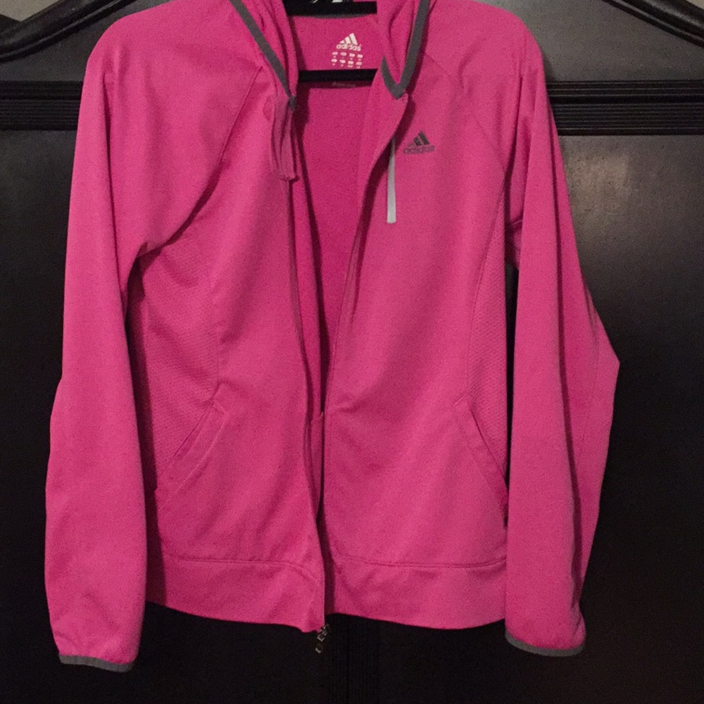 Pink adidas jacket